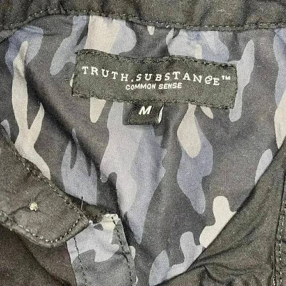 Mens Black Button Up Shirt - M - Picture 7 of 7